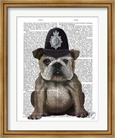 Bulldog Policeman Fine Art Print