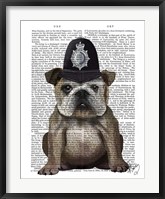 Bulldog Policeman Fine Art Print