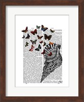 Conch Shell and Butterflies Fine Art Print