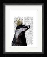 Badger King I Framed Print