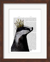 Badger King I Fine Art Print