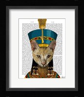 Egyptian Queen Cat Framed Print