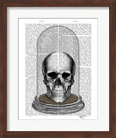 Skull In Bell Jar Fine Art Print