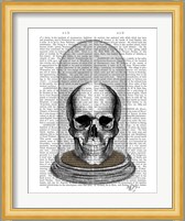 Skull In Bell Jar Fine Art Print