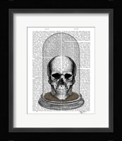 Skull In Bell Jar Fine Art Print