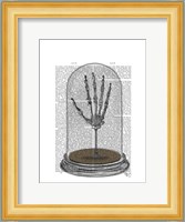 Skeleton Hand In Bell Jar Fine Art Print