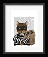 Cat Burglar Framed Print