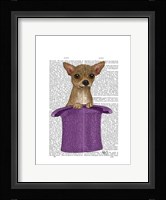 Chihuahua in Top Hat Fine Art Print