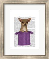 Chihuahua in Top Hat Fine Art Print