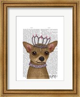 Chihuahua And Tiara Fine Art Print