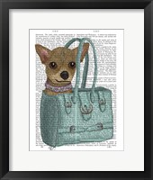 Chihuahua In Bag Fine Art Print