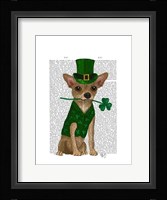 Chihuahua Leprechaun Framed Print