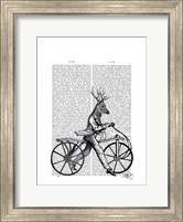 Dandy Deer on Vintage Bicycle Fine Art Print