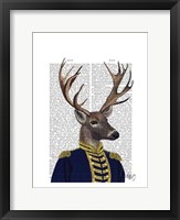 Captain Deer Framed Print
