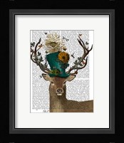 Mad Hatter Deer Framed Print