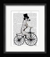 Dalmatian on Bicycle Fine Art Print