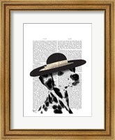 Dalmatian and Brimmed Black Hat Fine Art Print