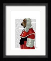 Basset Hound Judge Portrait I Framed Print