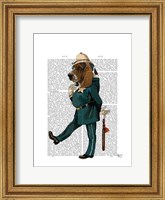 Basset Hound Policeman I Fine Art Print