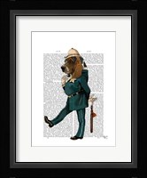 Basset Hound Policeman I Framed Print