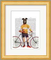 Greyhound Cyclist Fine Art Print