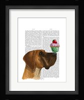 Great Dane and Cupcake Fine Art Print