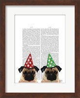 Party Pugs Pair Fine Art Print