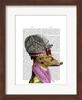 Greyhound in 16th Century Hat Fine Art Print