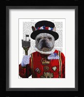 Bulldog Beefeater Framed Print