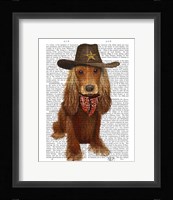 Cocker Spaniel Cowboy Fine Art Print