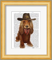 Cocker Spaniel Cowboy Fine Art Print