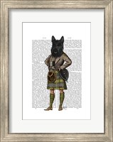 Scottish Terrier in Kilt Fine Art Print