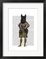 Scottish Terrier in Kilt Fine Art Print