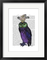 Purple Owl Fine Art Print