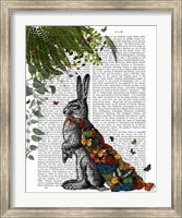 Hare with Butterfly Cloak Fine Art Print