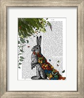 Hare with Butterfly Cloak Fine Art Print