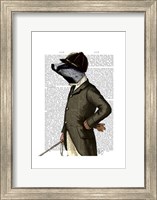 Badger The Rider Portrait Fine Art Print