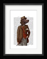 Red Setter Rider Portrait Fine Art Print