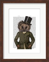 Hedgehog Rider Portrait Fine Art Print