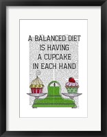 A Balanced Diet Illustration Fine Art Print