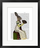 Miss Hare Framed Print