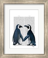 Penguins in Love Fine Art Print