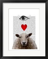 I Heart Ewe Fine Art Print