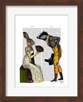 Look Of Love Regency Badger & Hare Couple Fine Art Print