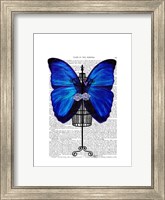 Mannequin Blue Butterfly Fine Art Print