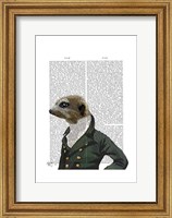 Dandy Meerkat Portrait Fine Art Print