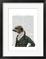 Dandy Meerkat Portrait Fine Art Print