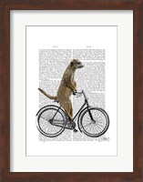 Meerkat on Bicycle Fine Art Print