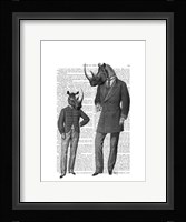 Rhinos Fathers Day Fine Art Print