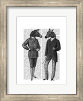 Two Zebra Gentlemen Fine Art Print